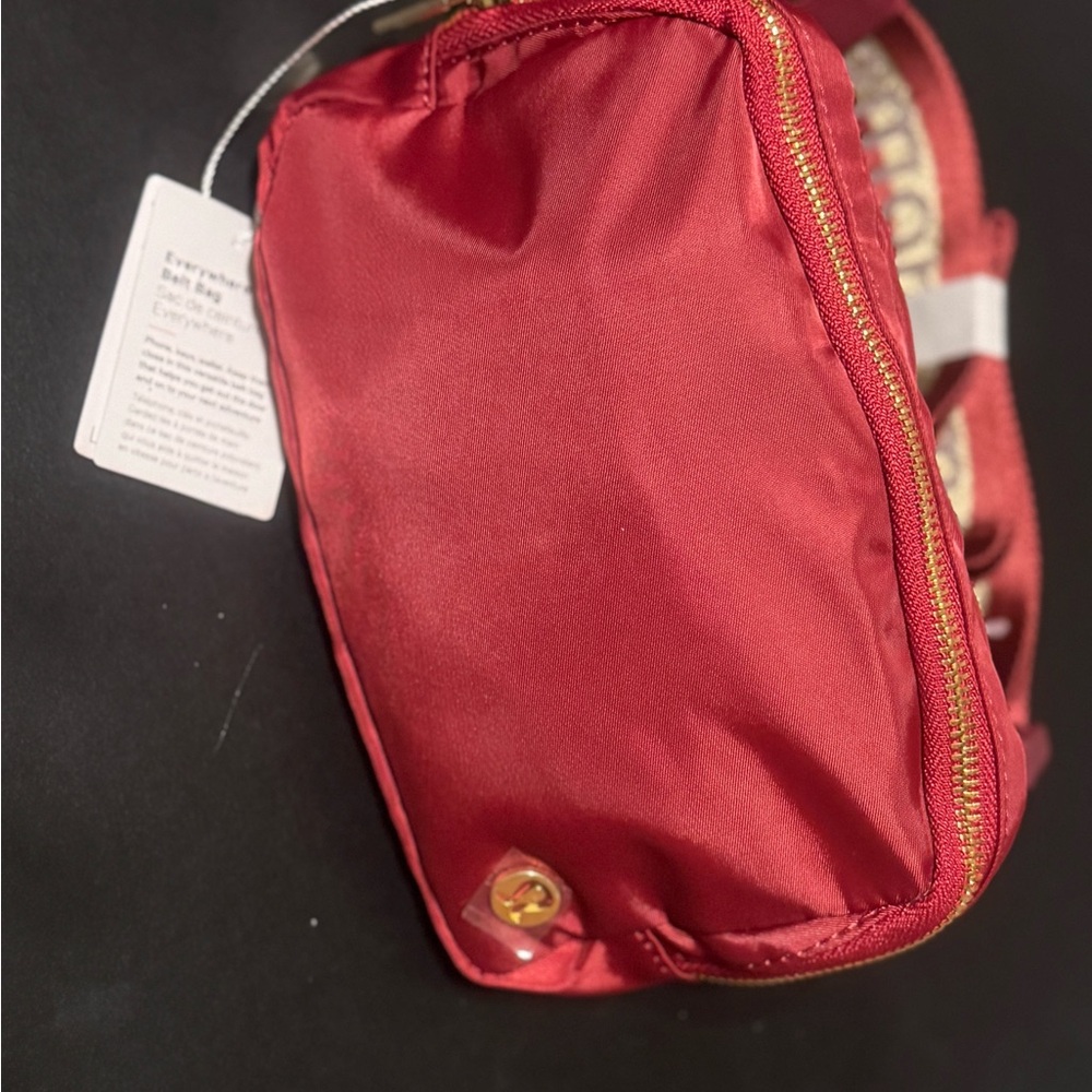 Lululemon Athletica Red Cosmetic Bag